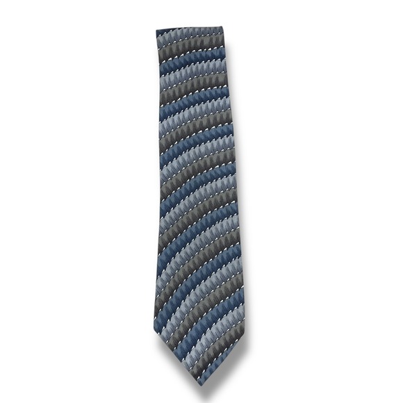 Grateful Dead Tie Silk Necktie Rock Band Logo Music Ladys Fan Mens Blue Gray - Picture 1 of 5